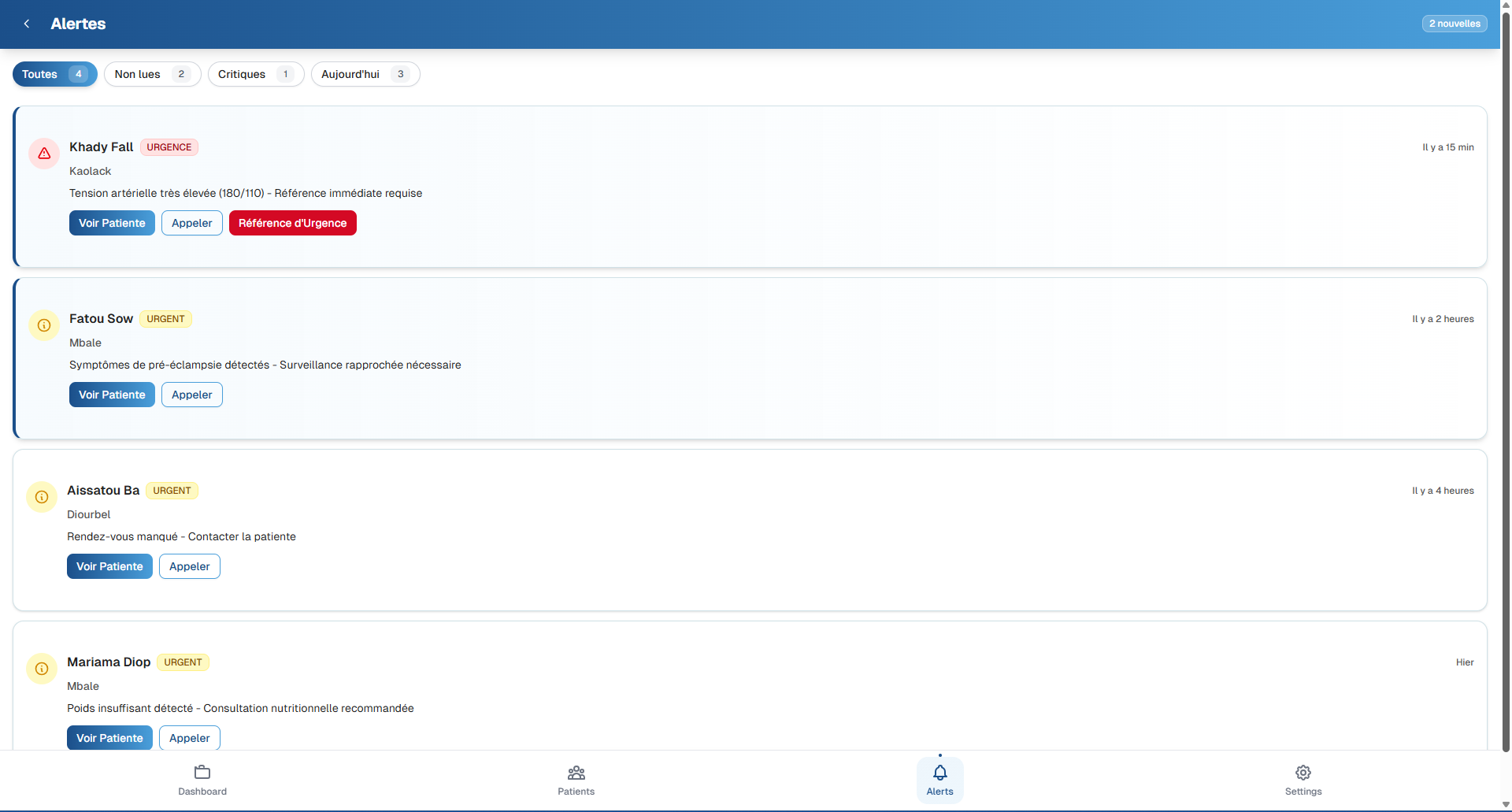 CHW Dashboard PT Alerts